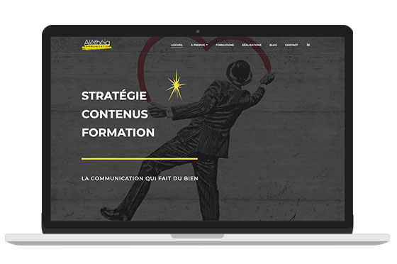 Site web Aléthéia Communication