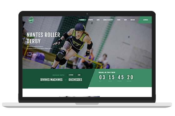 Site web Nantes Roller derby