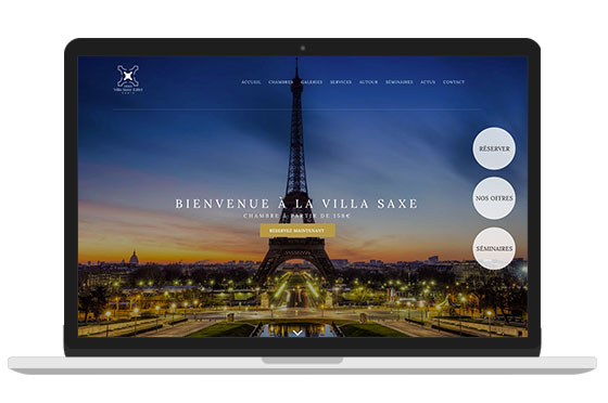 Site web Villa Saxe Eiffel